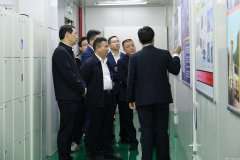 宜春市电子信息产业链招商小分队莅临呼和浩特睿诚污水处理技术有限公司参观调研